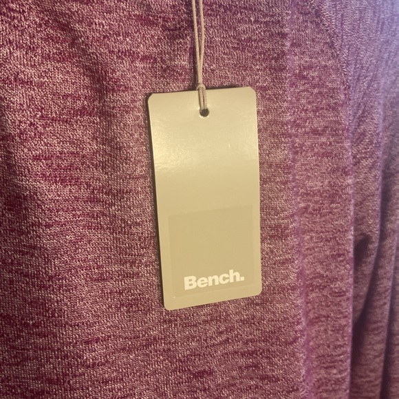 Bench long sleeve knit top in purple BNWT size L - Picture 3 of 10